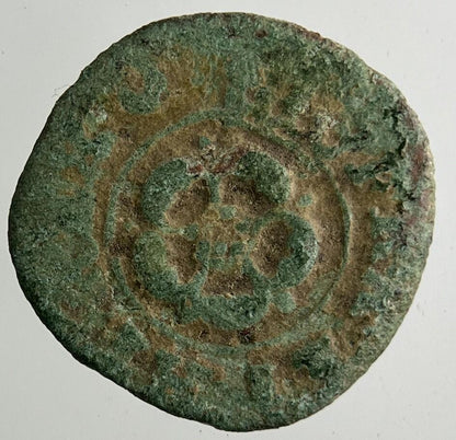 Irish Rose Hammered Farthing Coin | Collectable Grade