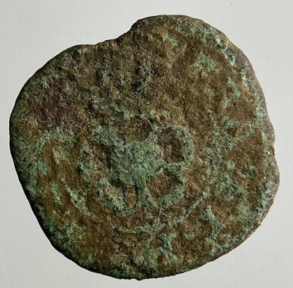 Irish Rose Hammered Farthing Coin | Collectable Grade