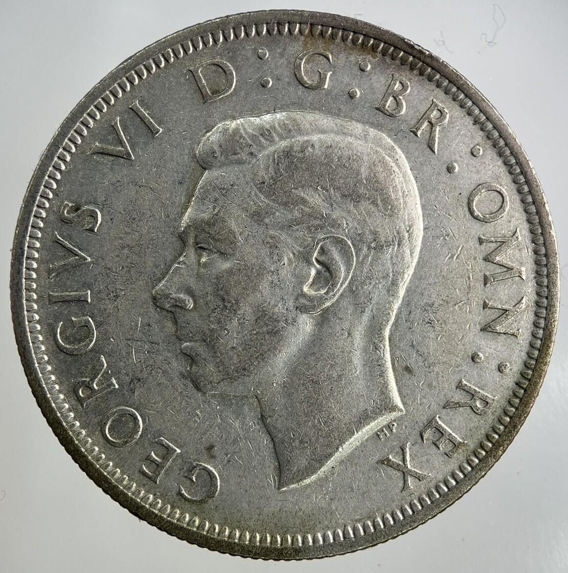 1940 George VI Half-Crown Silver Coin | Fine Collectable Grade