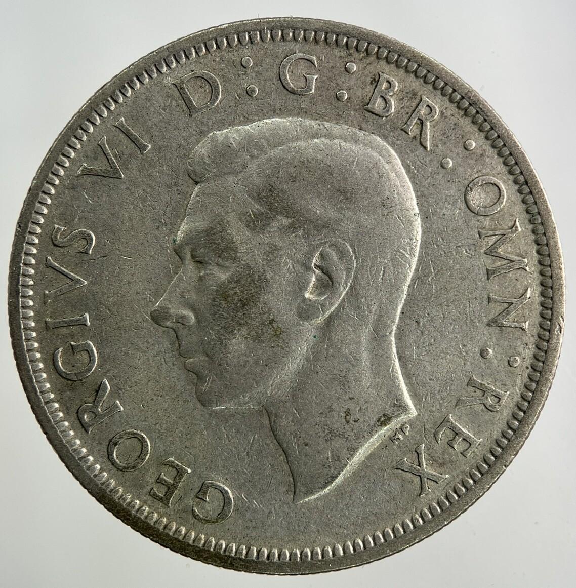 1946 George VI Half-Crown Silver Coin | Fine Collectable Grade