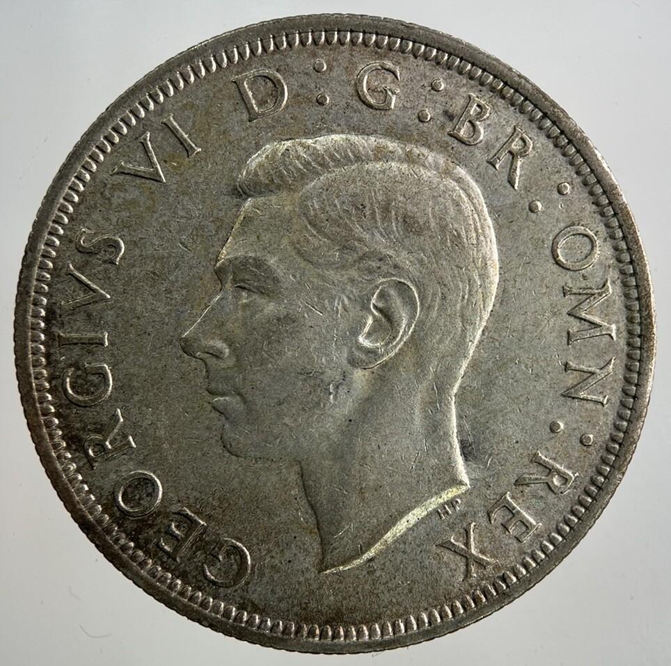 1939 George VI Half-Crown Silver Coin | Fine Collectable Grade