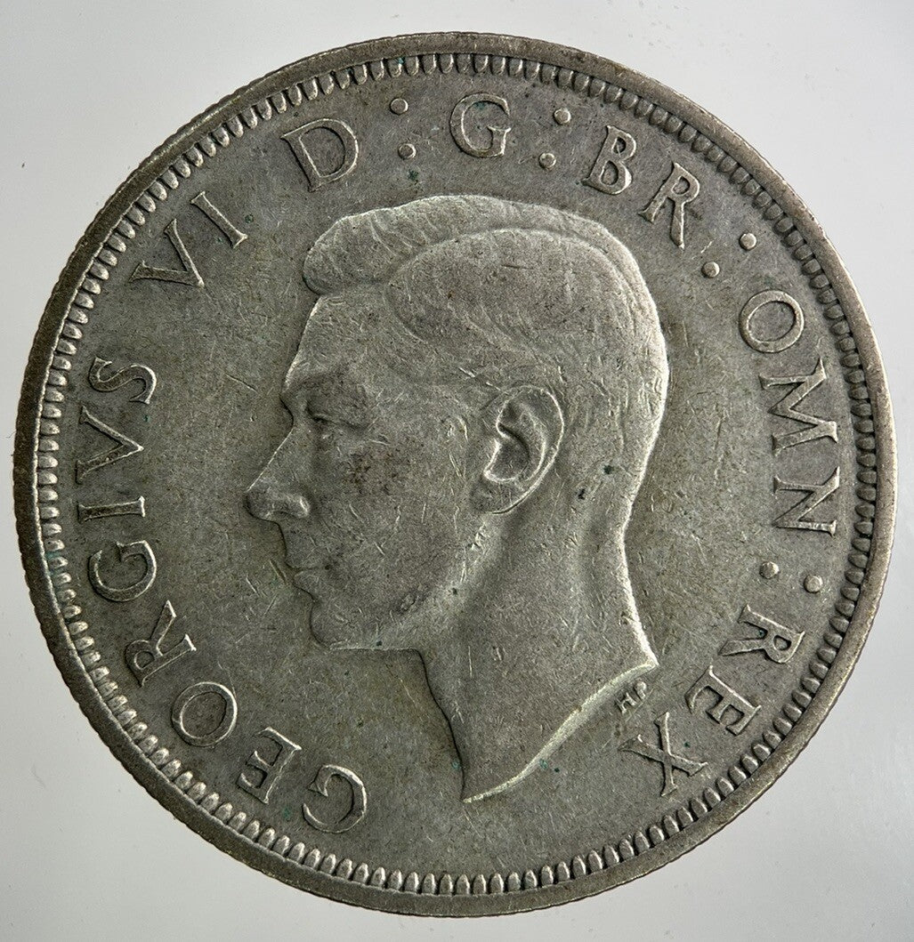 1937 George VI Half-Crown Silver Coin | Fine Collectable Grade