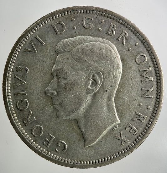 1937 George VI Half-Crown Silver Coin | Fine Collectable Grade