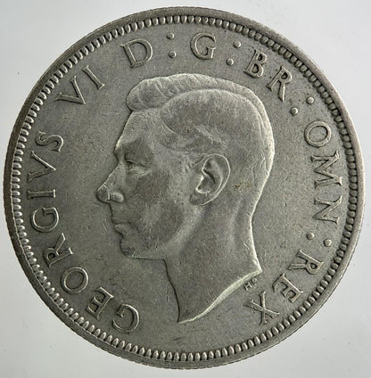 1939 George VI Half-Crown Silver Coin | Fine Collectable Grade