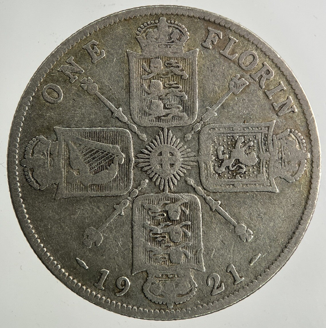 1921 George V Florin Silver Coin | Collectable Grade