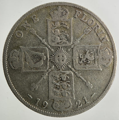 1921 George V Florin Silver Coin | Collectable Grade