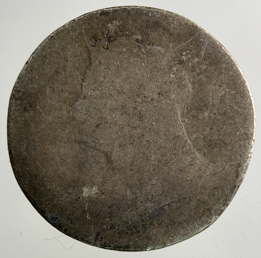 British Victoria Sixpence Silver Coin | Worn Grade