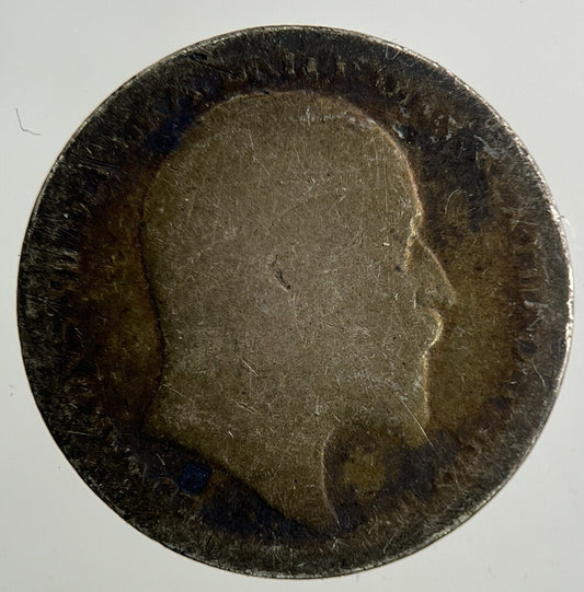 British Edward VII Sixpence Silver Coin | Fair Grade