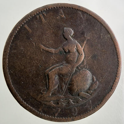 1799 George III 3rd Half-Penny Coin | Collectable Grade