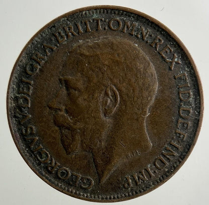 1925 George V Farthing Coin | Fine Collectable Grade
