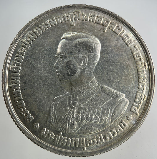1963 Thailand Thai 20 Baht Rama IX Commemorative Silver Coin | Collectable Grade