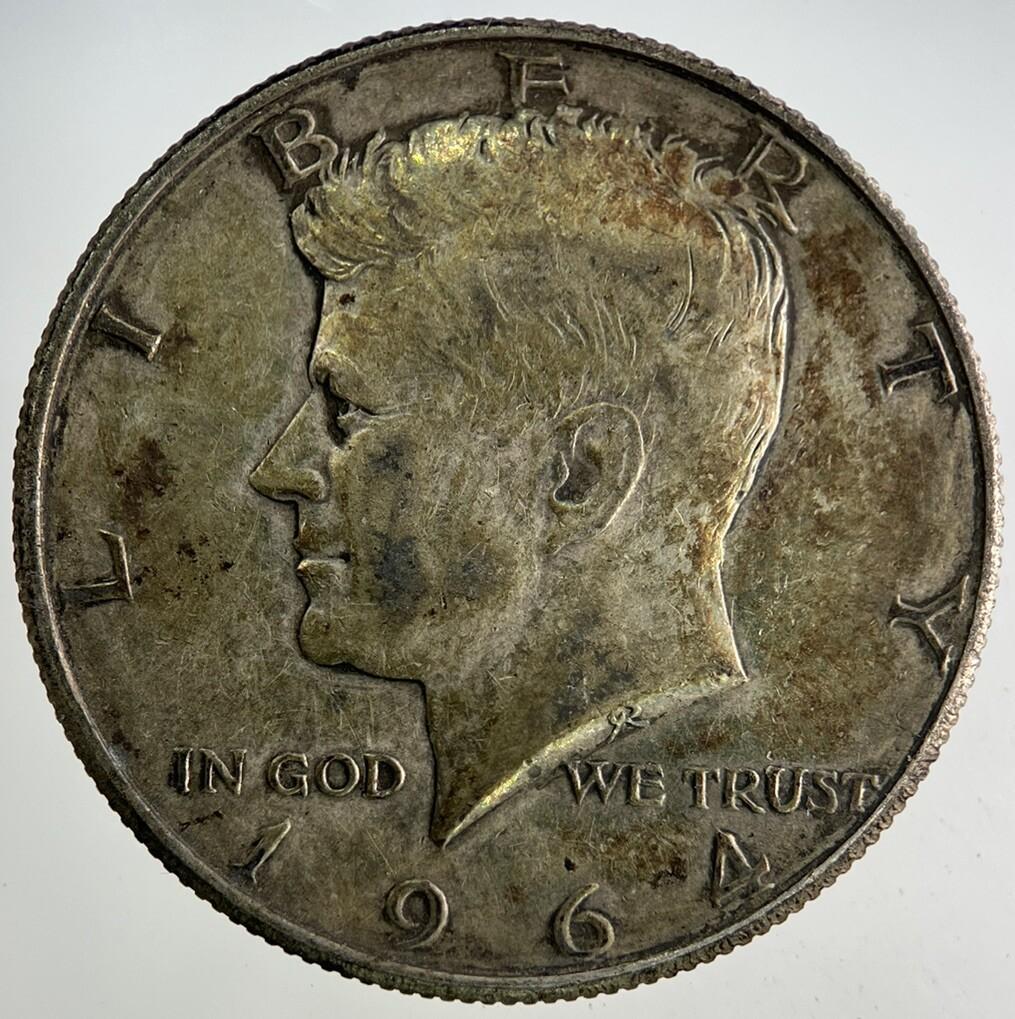 1964 US USA Kennedy Half Dollar Silver Coin | Fine Collectable Grade