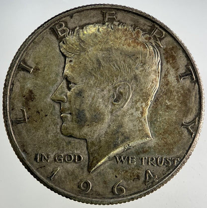 1964 US USA Kennedy Half Dollar Silver Coin | Fine Collectable Grade