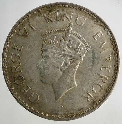 1941 India One Rupee Silver Coin | Fine Collectable Grade