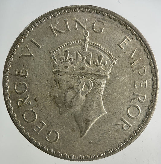 1940 India One Rupee Silver Coin | Fine Collectable Grade