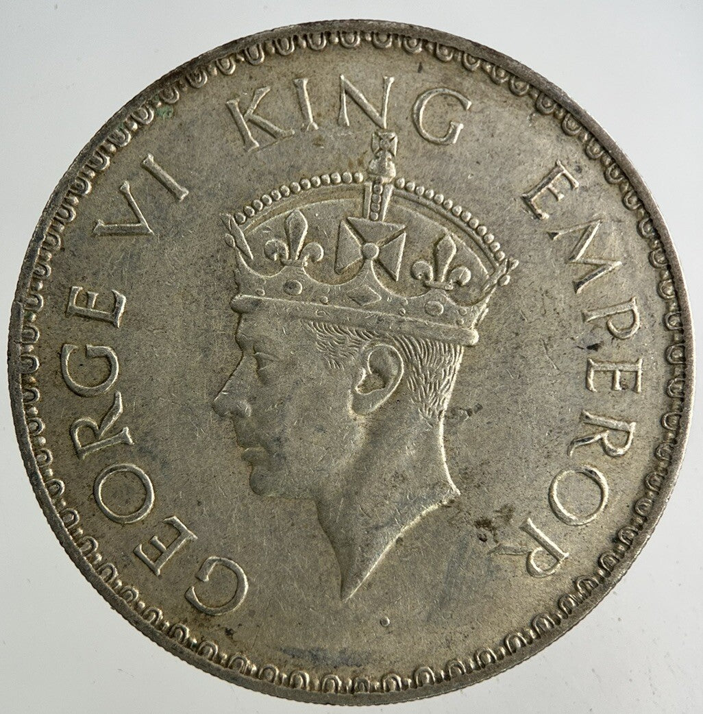 1940 India One Rupee Silver Coin | Fine Collectable Grade
