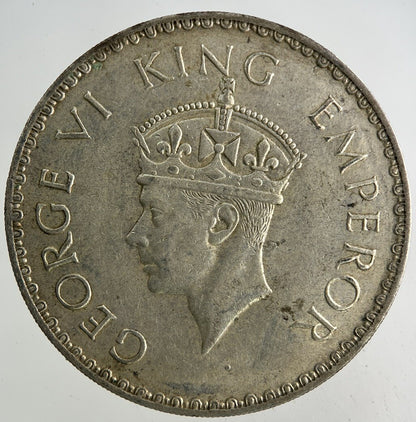 1940 India One Rupee Silver Coin | Fine Collectable Grade