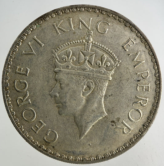 1940 India One Rupee Silver Coin | Fine Collectable Grade