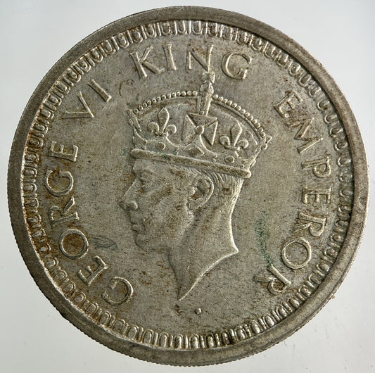 1944 India One Rupee Silver Coin | Fine Collectable Grade
