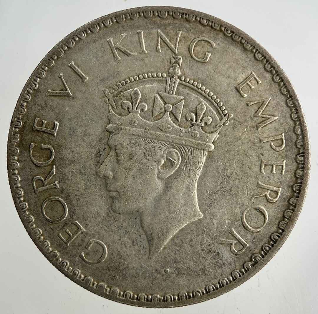 1940 India One Rupee Silver Coin | Fine Collectable Grade