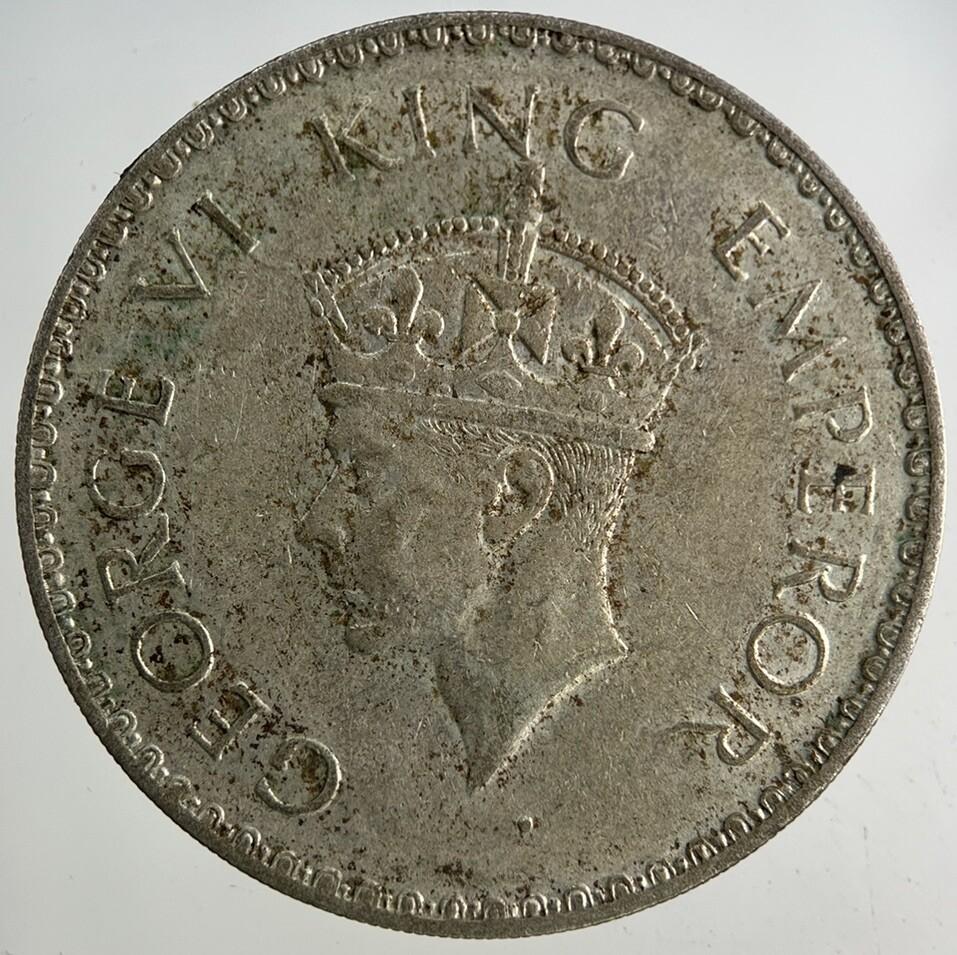 1941 India One Rupee Silver Coin | Fine Collectable Grade