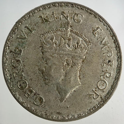 1941 India One Rupee Silver Coin | Fine Collectable Grade
