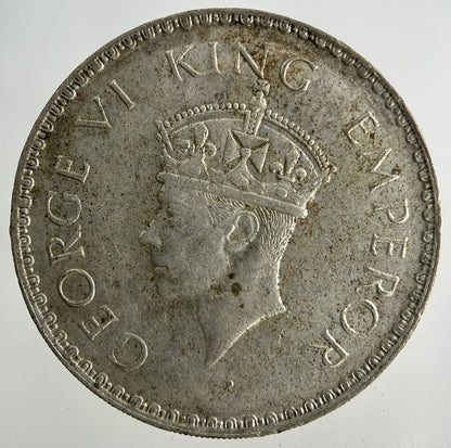1941 India One Rupee Silver Coin | Fine Collectable Grade