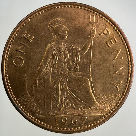 1967 Elizabeth II 2nd One Penny Coin | Fine Collectable Grade