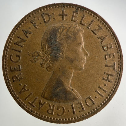 1961 Elizabeth II 2nd One Penny Coin | Fine Collectable Grade