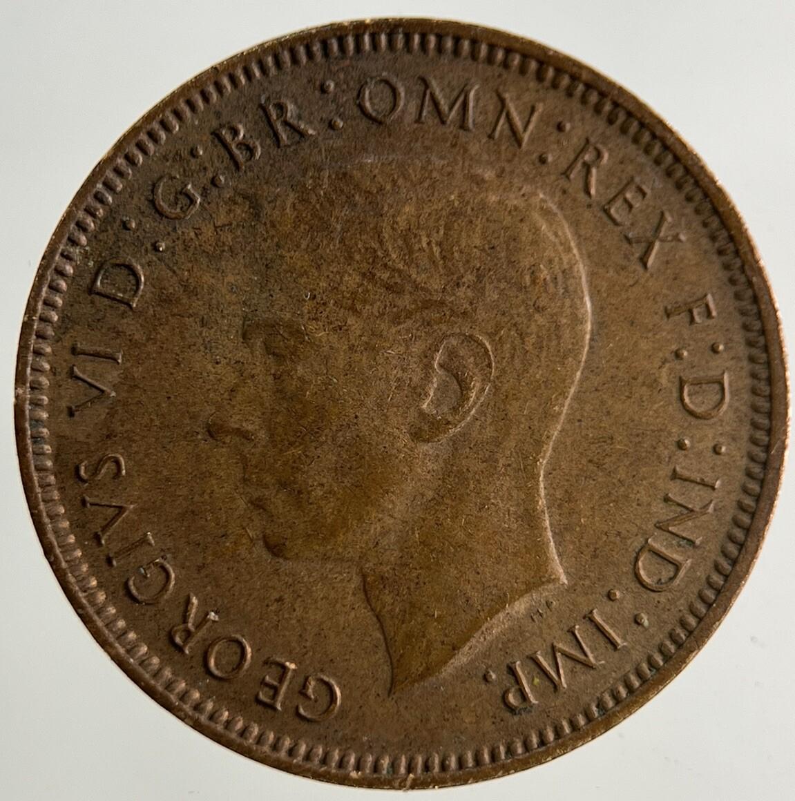 1944 George VI Wren Farthing Coin | Fine Collectable Grade