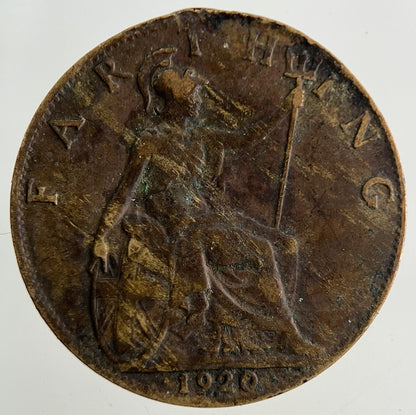1920 George V Farthing Coin | Collectable Grade