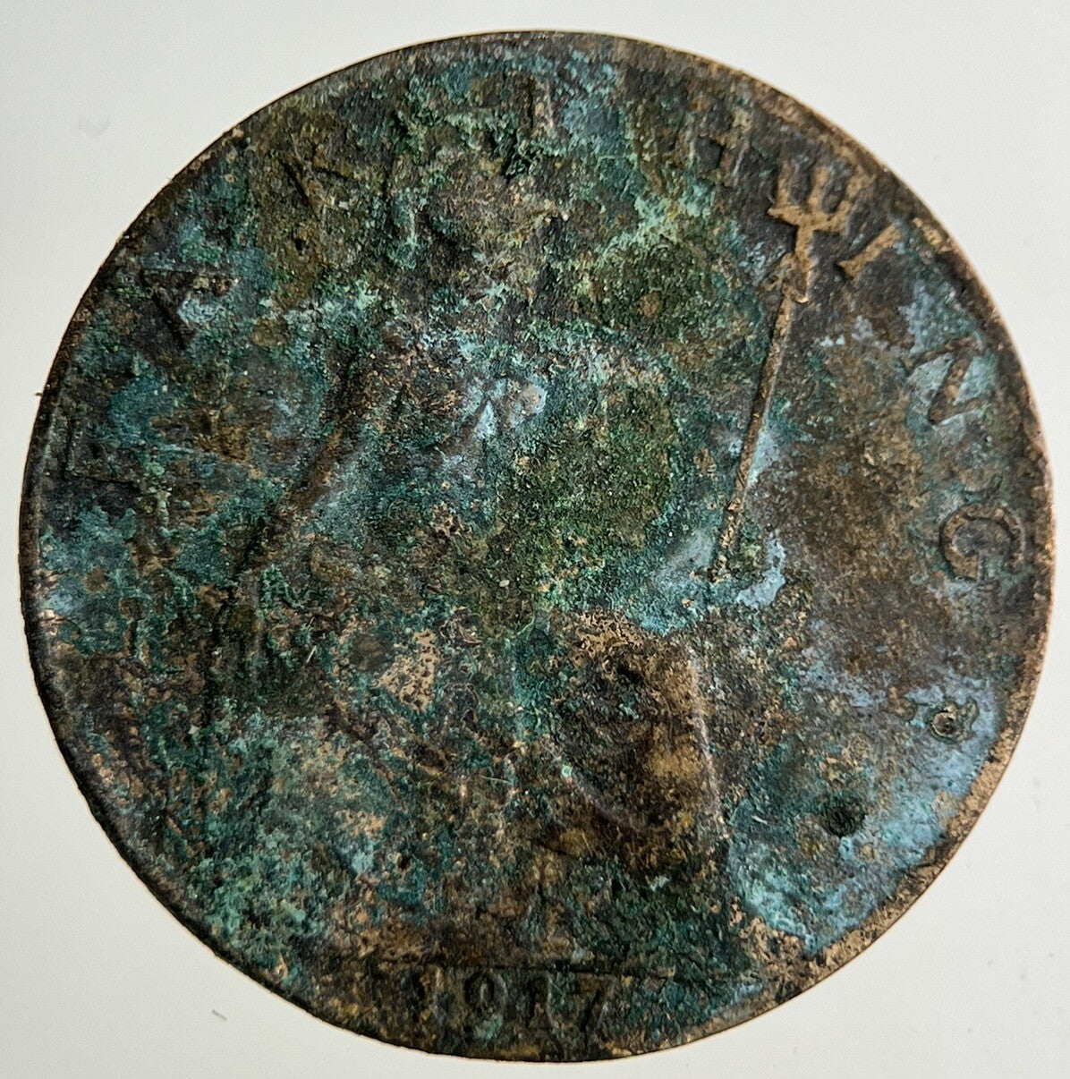 1917 George V Farthing Coin | Collectable Grade