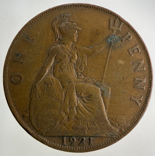 1921 George V One Penny Coin | Collectable Grade
