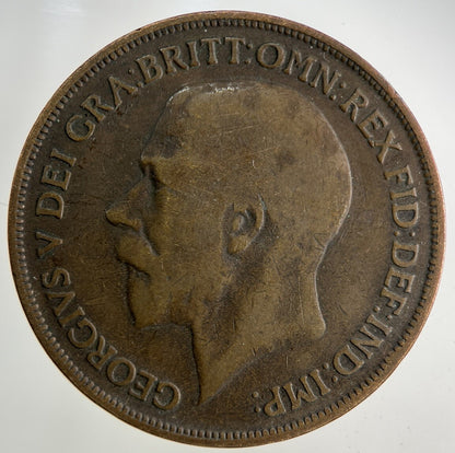 1915 George V One Penny Coin | Collectable Grade