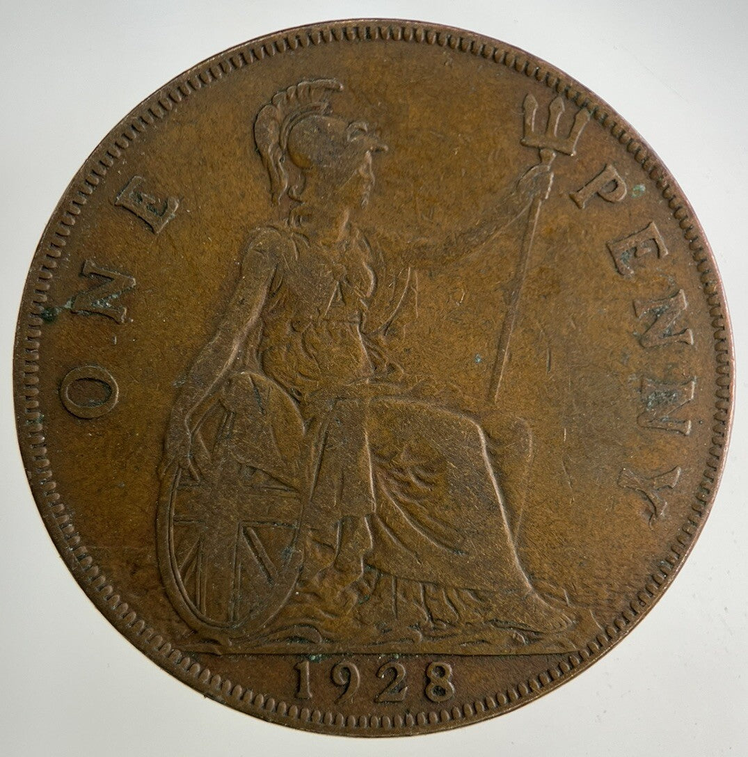 1928 George V One Penny Coin | Fine Collectable Grade