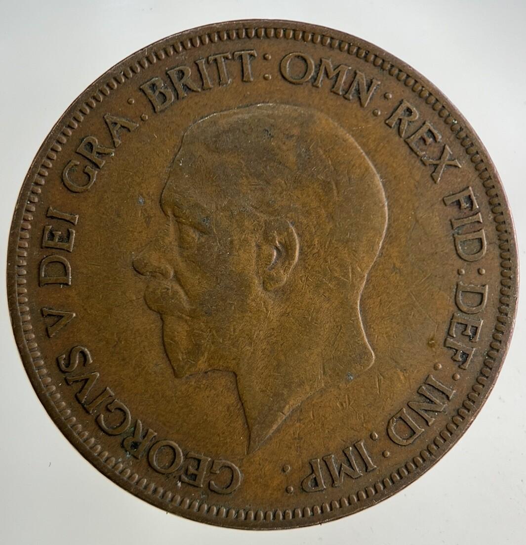 1928 George V One Penny Coin | Fine Collectable Grade