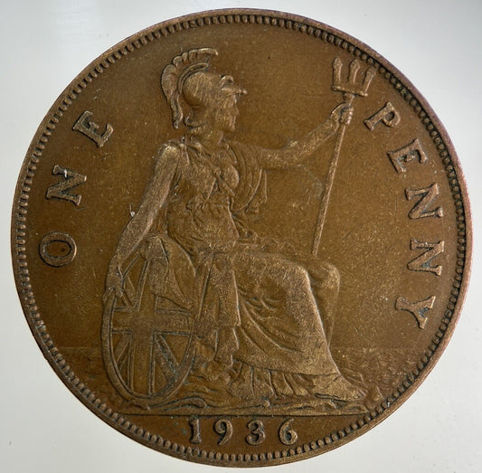 1936 George V One Penny Coin | Fine Collectable Grade