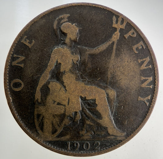 1902 Edward VII One Penny Coin | Collectable Grade