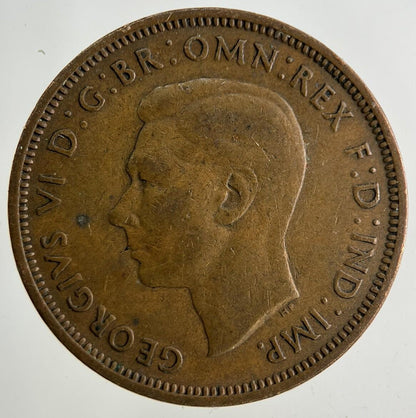 1942 George VI Half-Penny Coin | Collectable Grade
