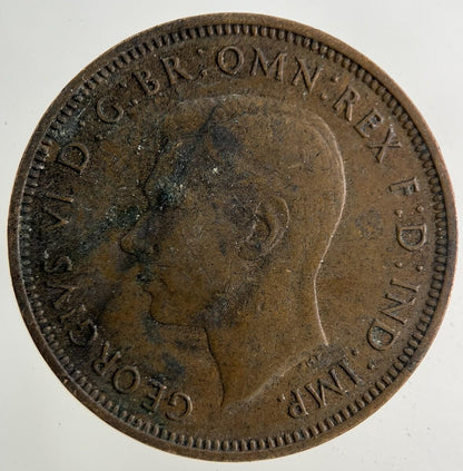 1941 George VI Half-Penny Coin | Collectable Grade