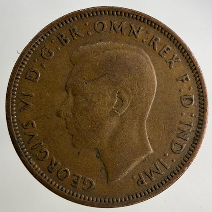 1943 George VI Half-Penny Coin | Collectable Grade