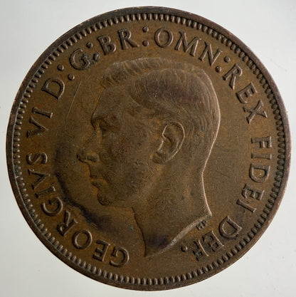 1951 George VI Half-Penny Coin | Fine Collectable Grade