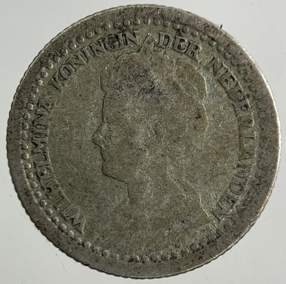 1918 Netherlands 10 Cents Silver Coin | Collectable Grade