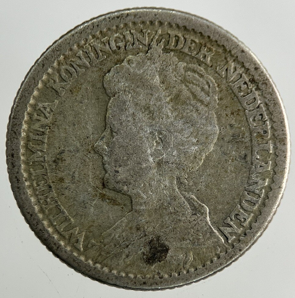 1914 Netherlands 25 Cents Silver Coin | Collectable Grade