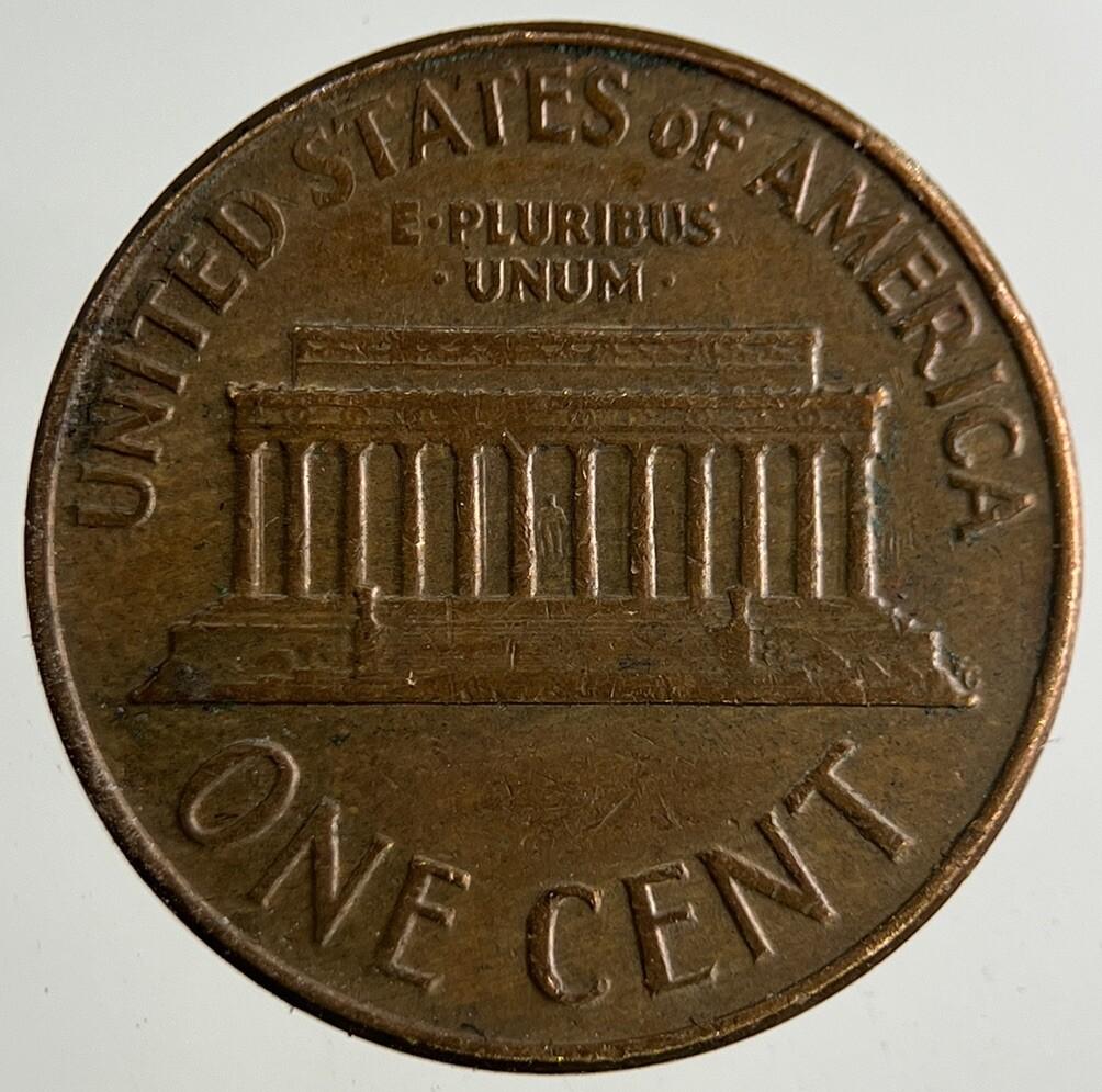1963-D US USA Lincoln One Cent Coin | Fine Collectable Grade