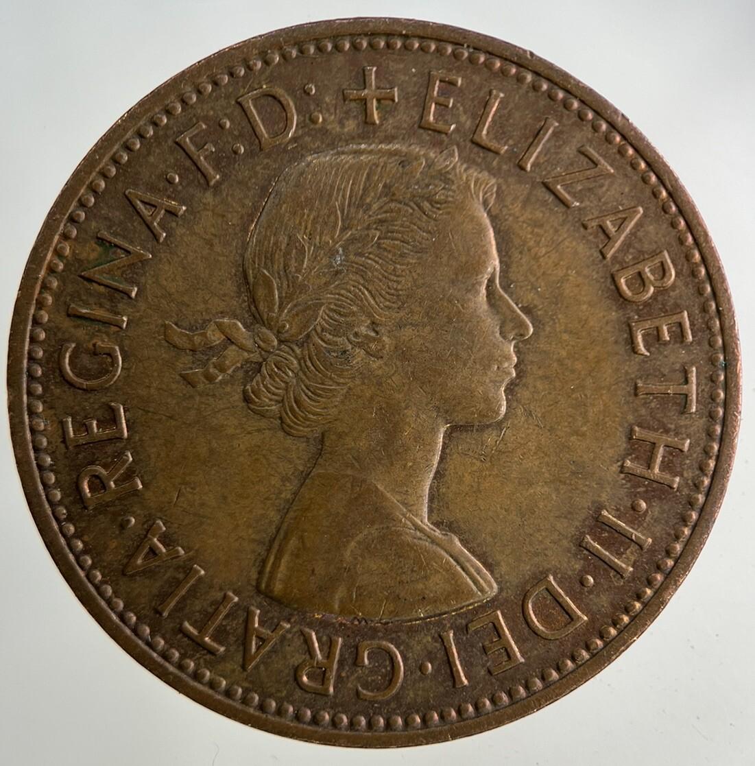 1964 Elizabeth II 2nd One Penny Coin | Fine Collectable Grade