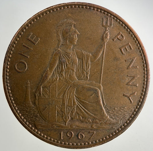 1967 Elizabeth II 2nd One Penny Coin | Fine Collectable Grade