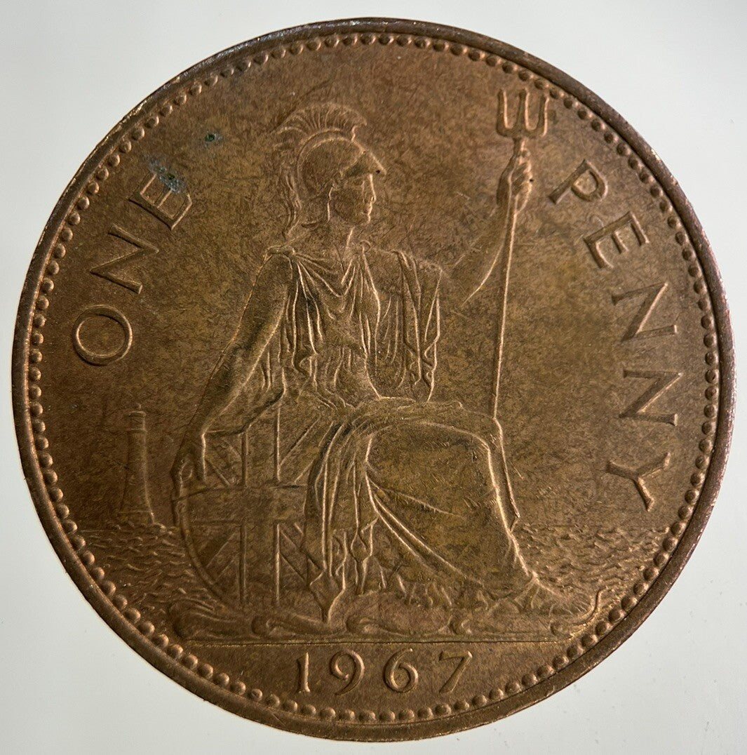 1967 Elizabeth II 2nd One Penny Coin | Fine Collectable Grade