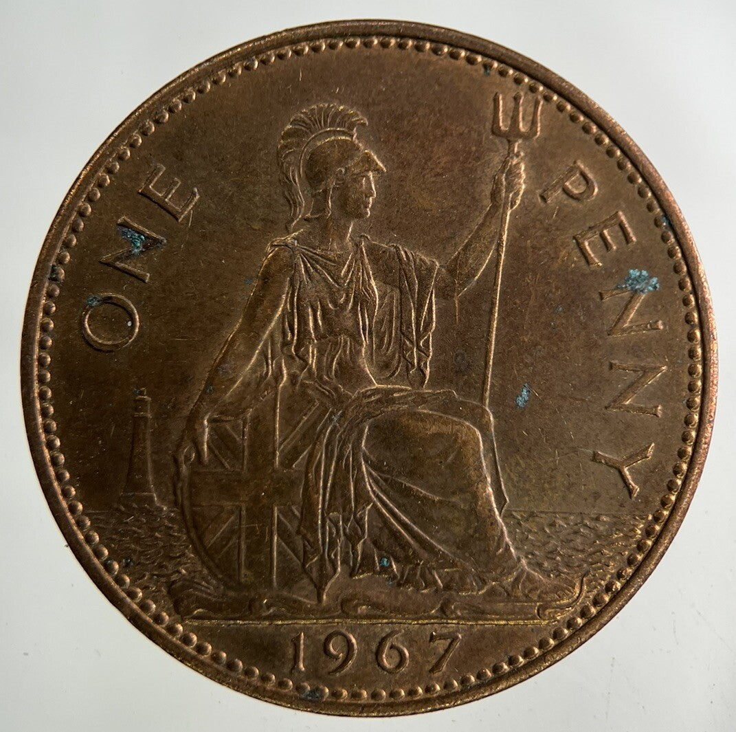 1967 Elizabeth II 2nd One Penny Coin | Fine Collectable Grade