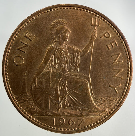 1967 Elizabeth II 2nd One Penny Coin | Fine Collectable Grade